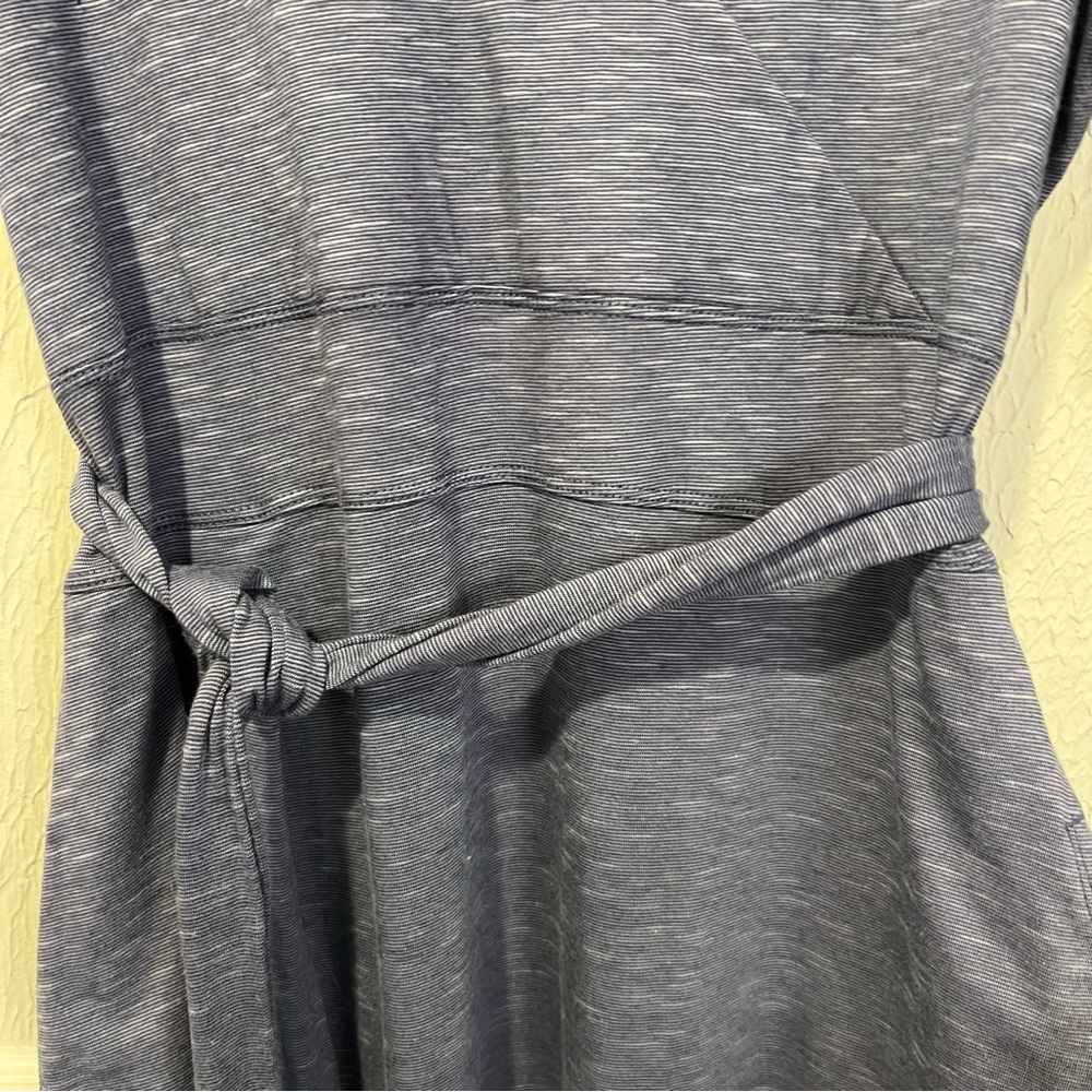 Toad&Co Blue Cue Wrap Cafe Tencel Cotton dress size medium - Picture 10 of 16